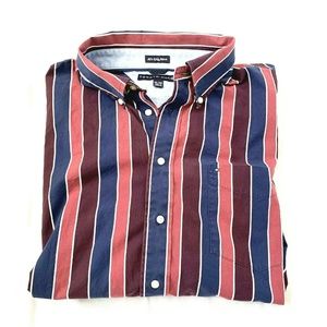 Vtg Tommy Hilfiger Button Down Men's XXL Striped